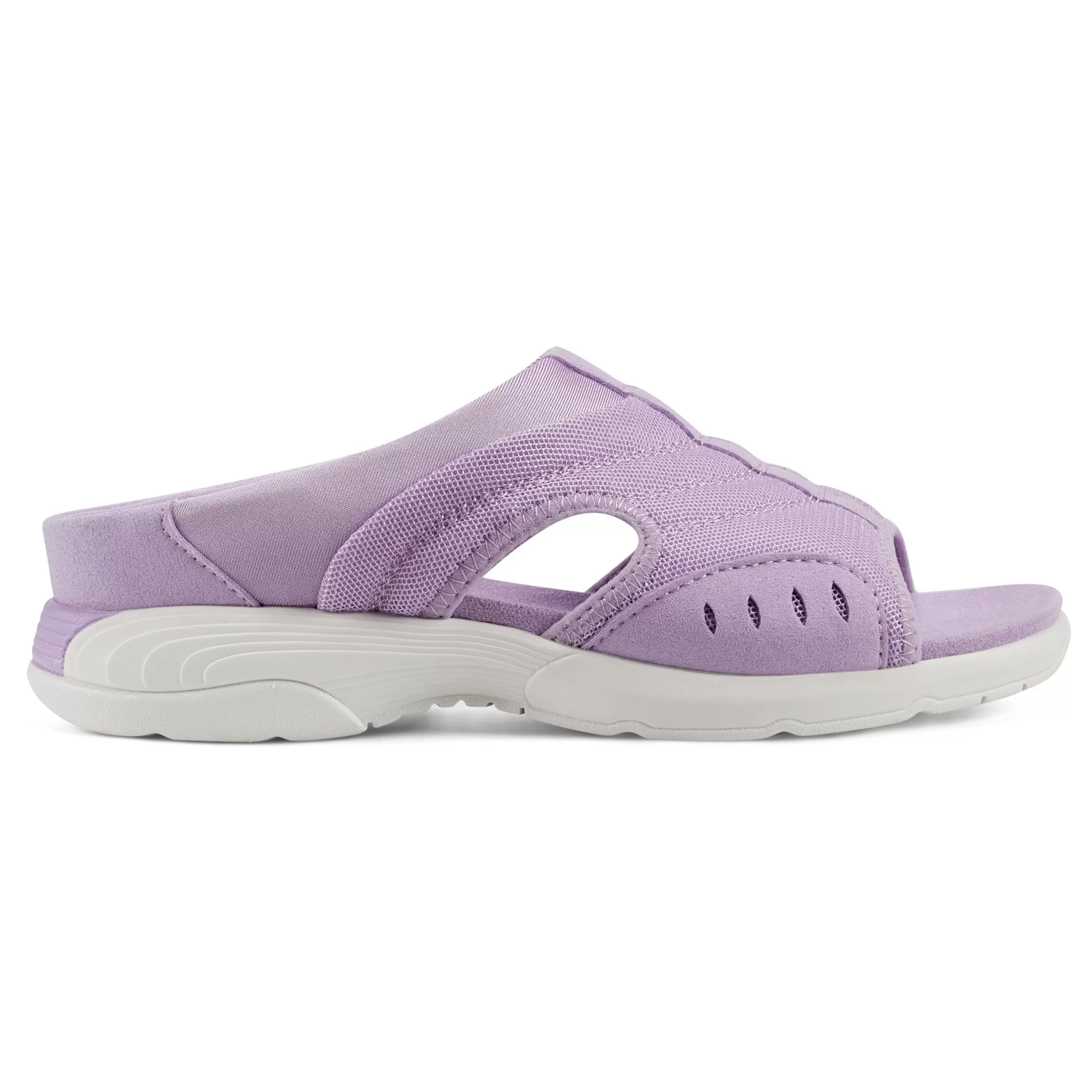 Traciee | Casual-Easy Spirit Traciee Slip On Sandals Light Purple Mesh