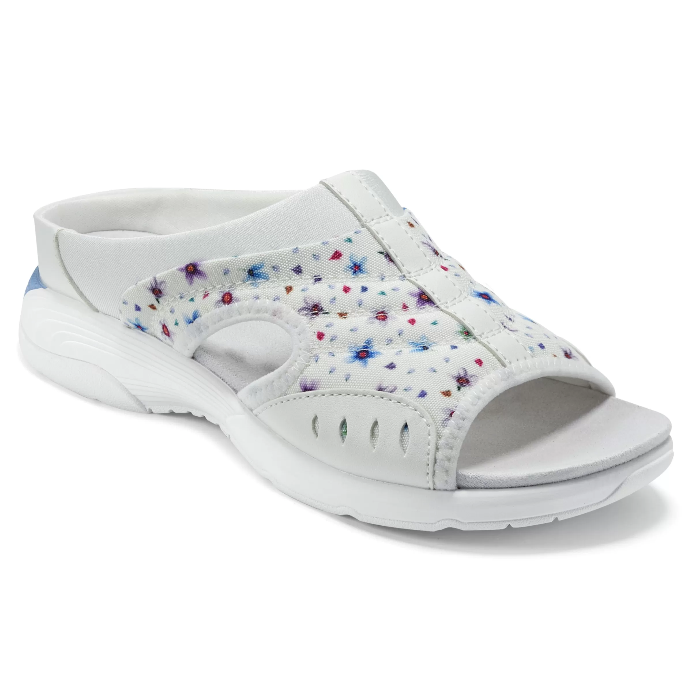 Traciee | Casual-Easy Spirit Traciee Slip On Sandals White Multi Mini Floral