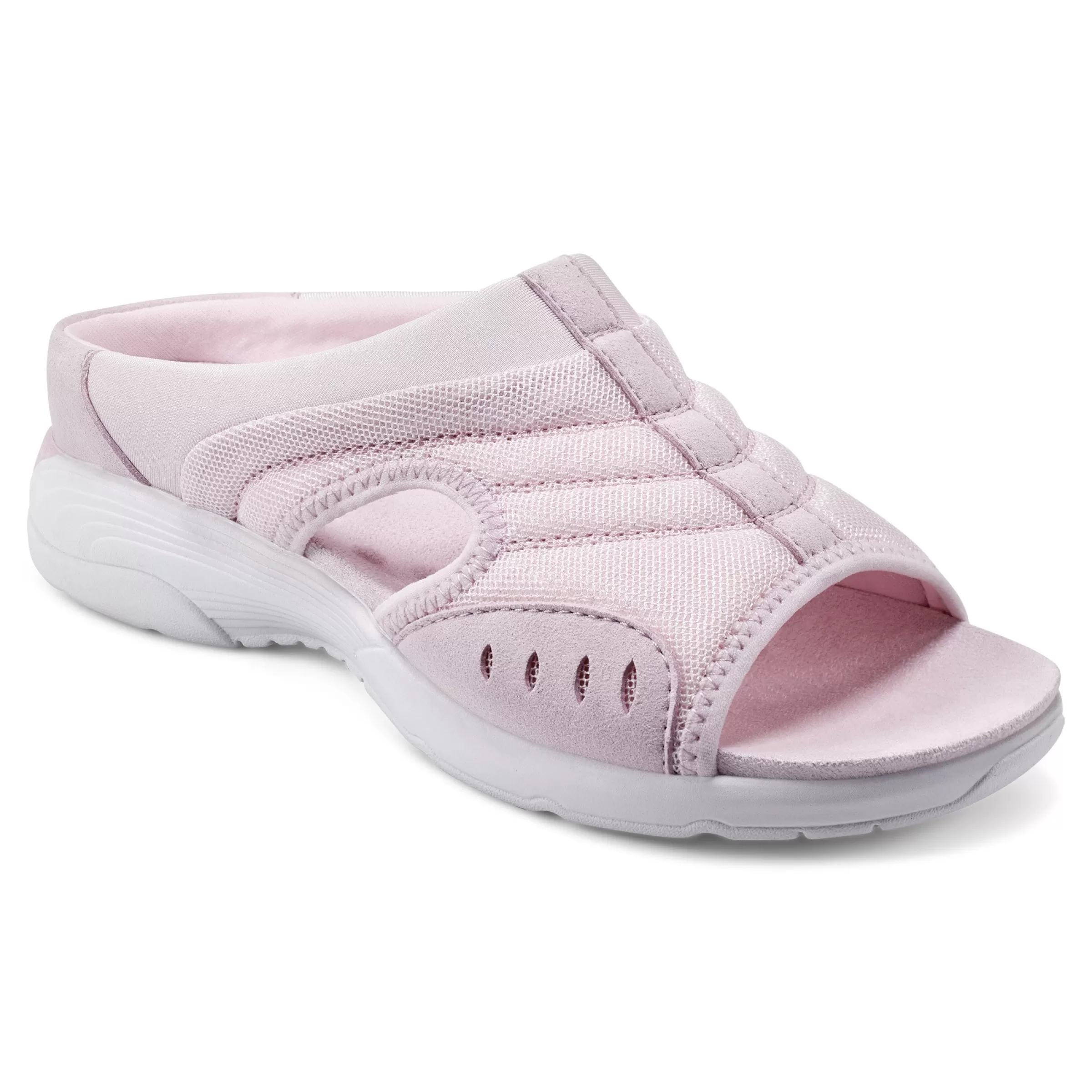 Traciee | Casual-Easy Spirit Traciee Slip On Sandals Light Pink Mesh