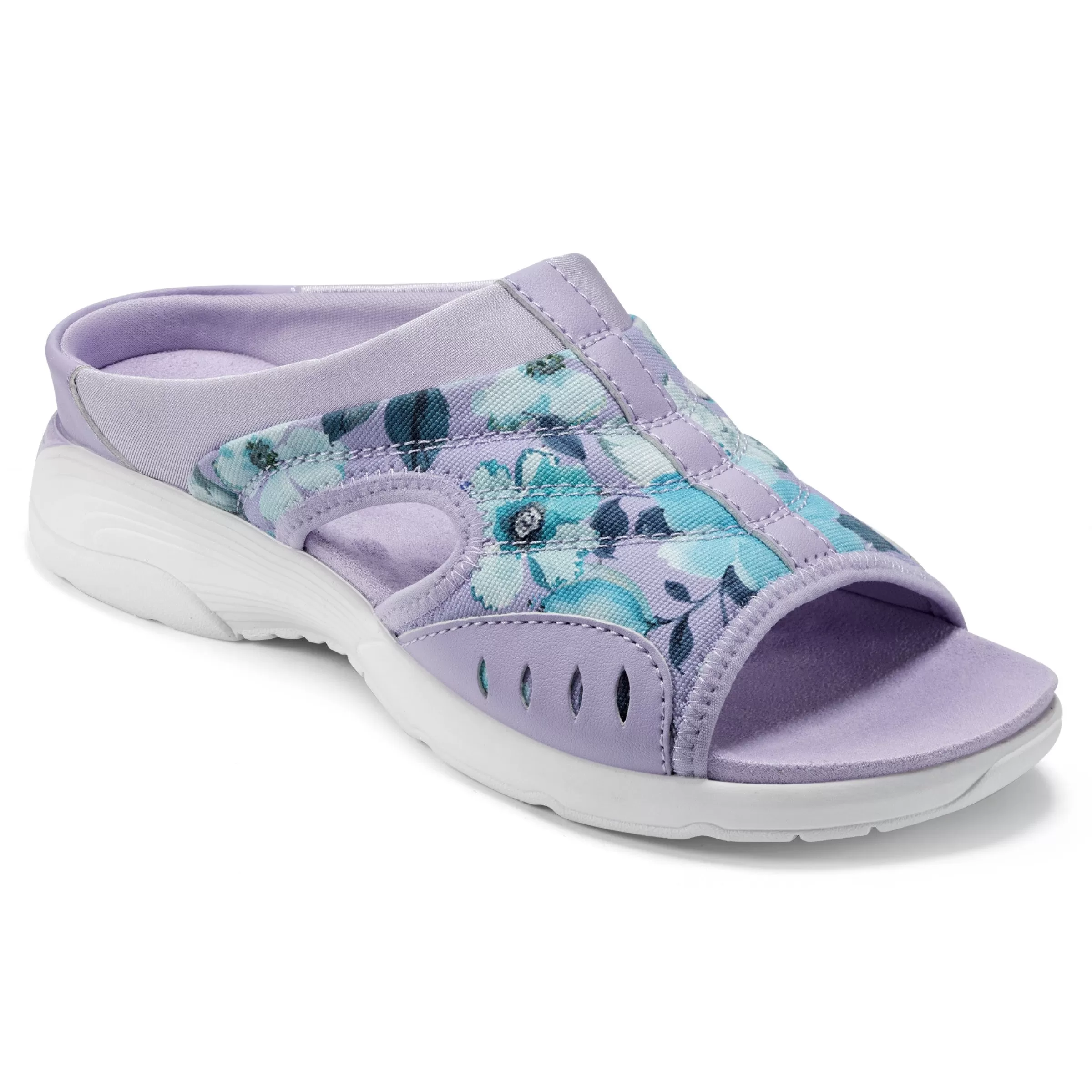 Traciee | Casual-Easy Spirit Traciee Slip On Sandals Lilac Multi Floral