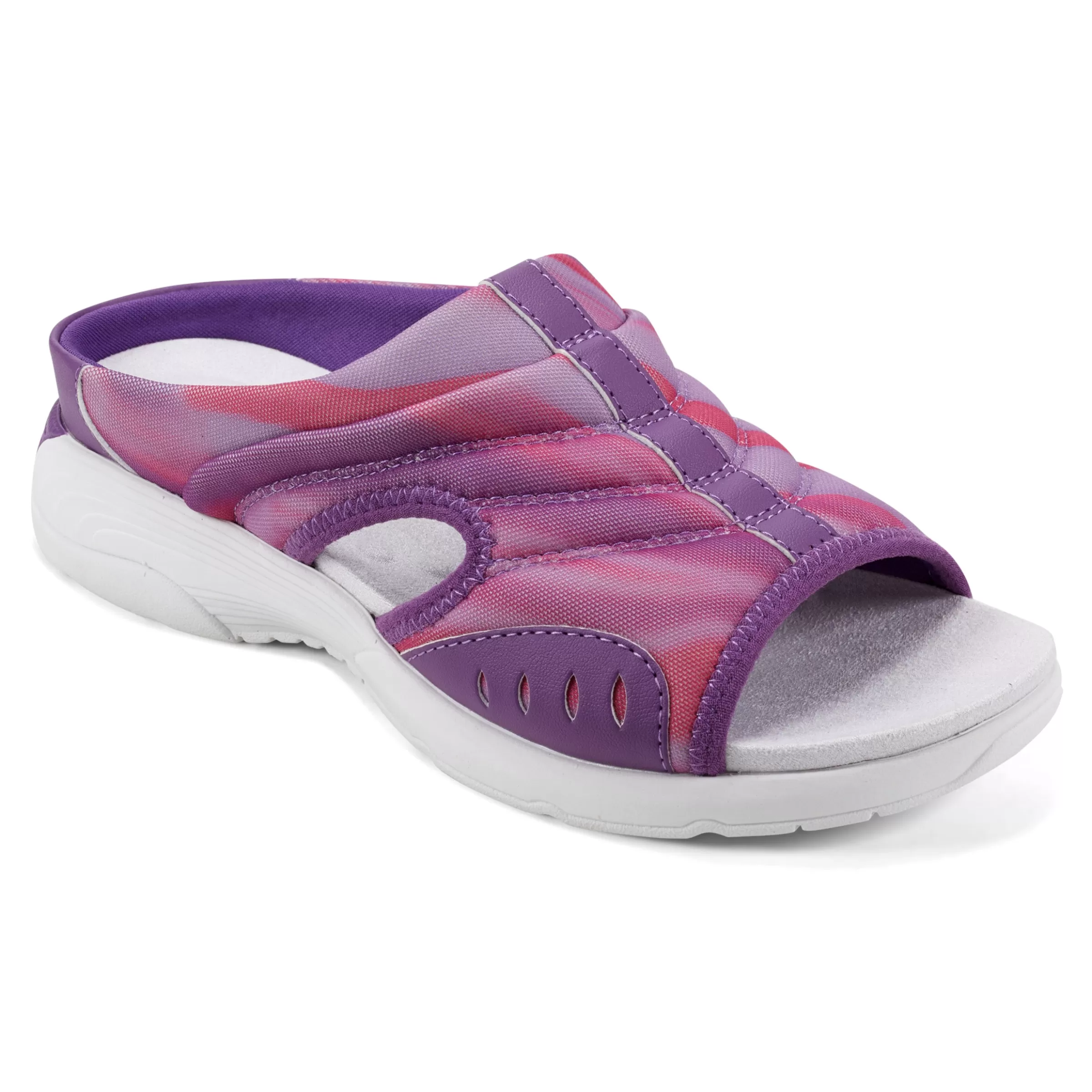 Traciee | Casual-Easy Spirit Traciee Slip On Sandals Purple Tye Dye