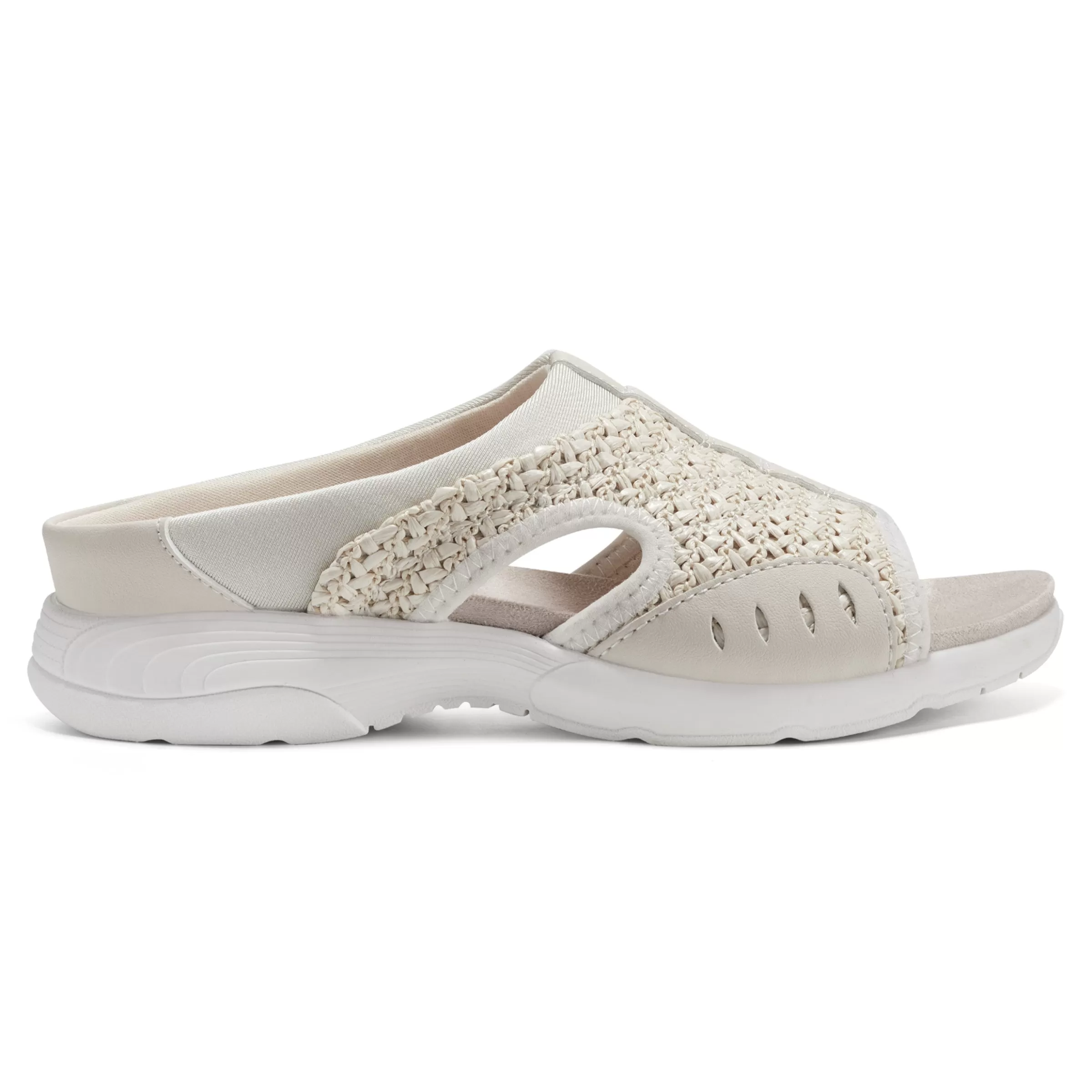 Traciee | Casual-Easy Spirit Traciee Slip On Sandals Ivory Raffia