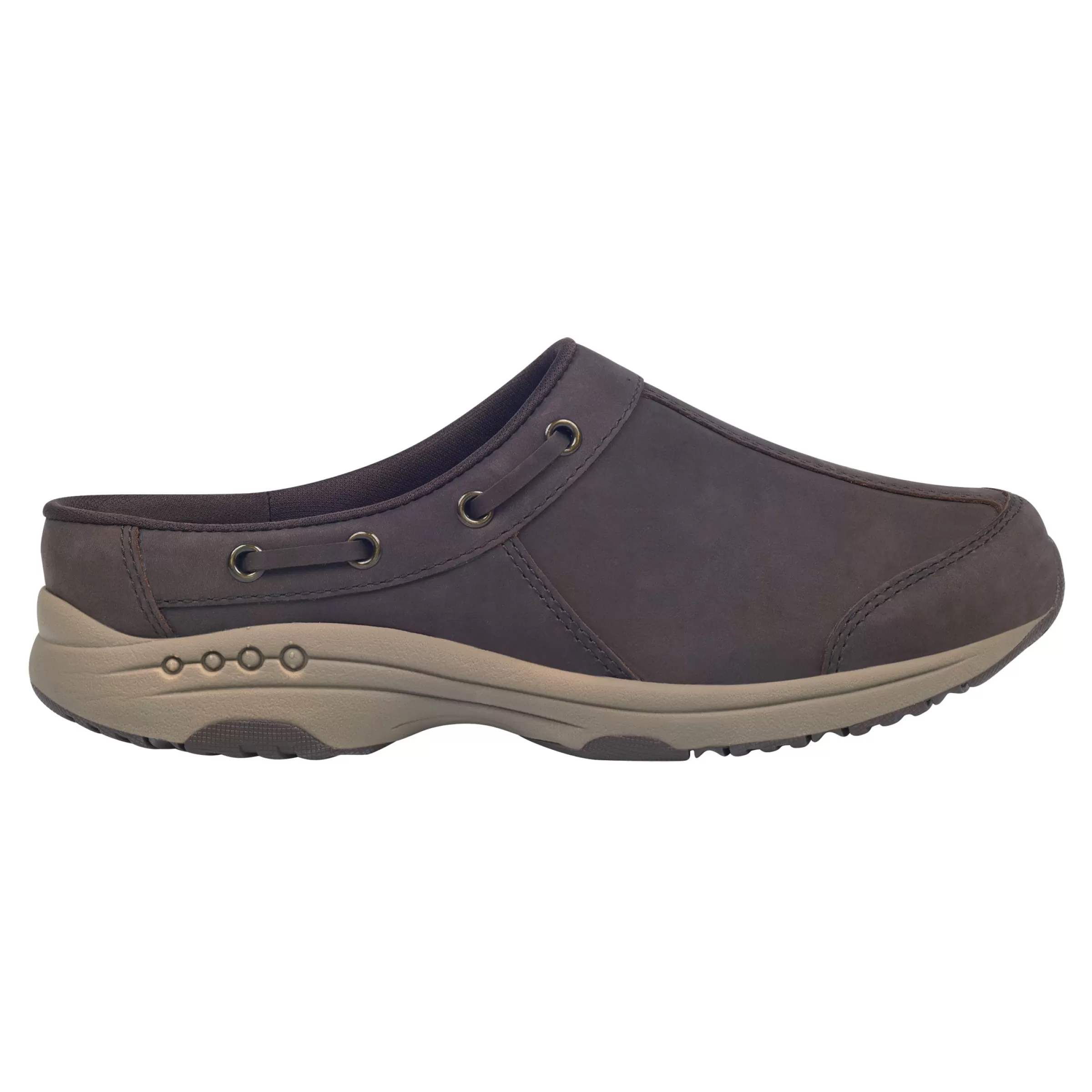 Traveltime Family | Traveltime Clogs-Easy Spirit Travelport Clogs Chocolate Torte