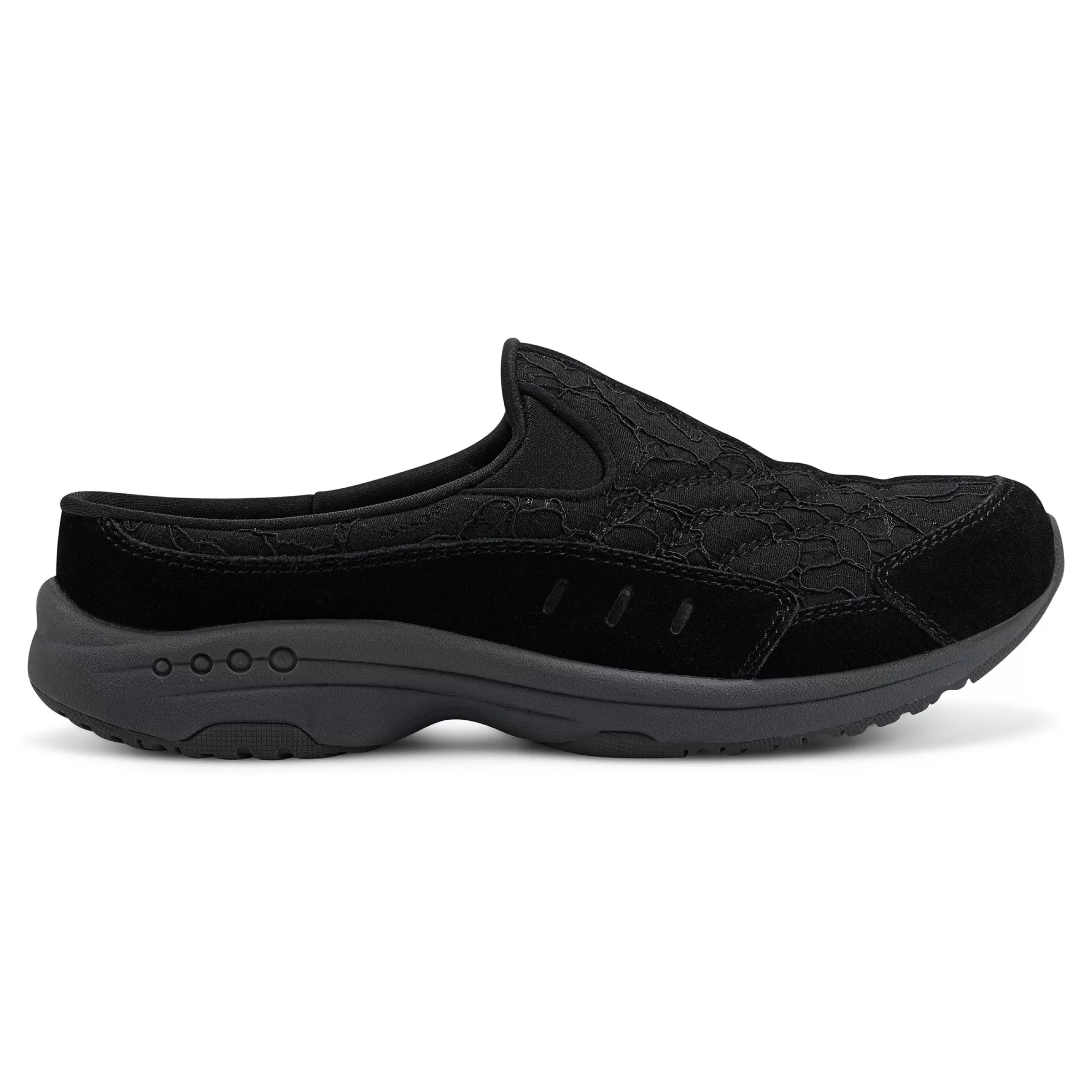 Traveltime Family | Traveltime Clogs-Easy Spirit Traveltime Clogs Black Lace