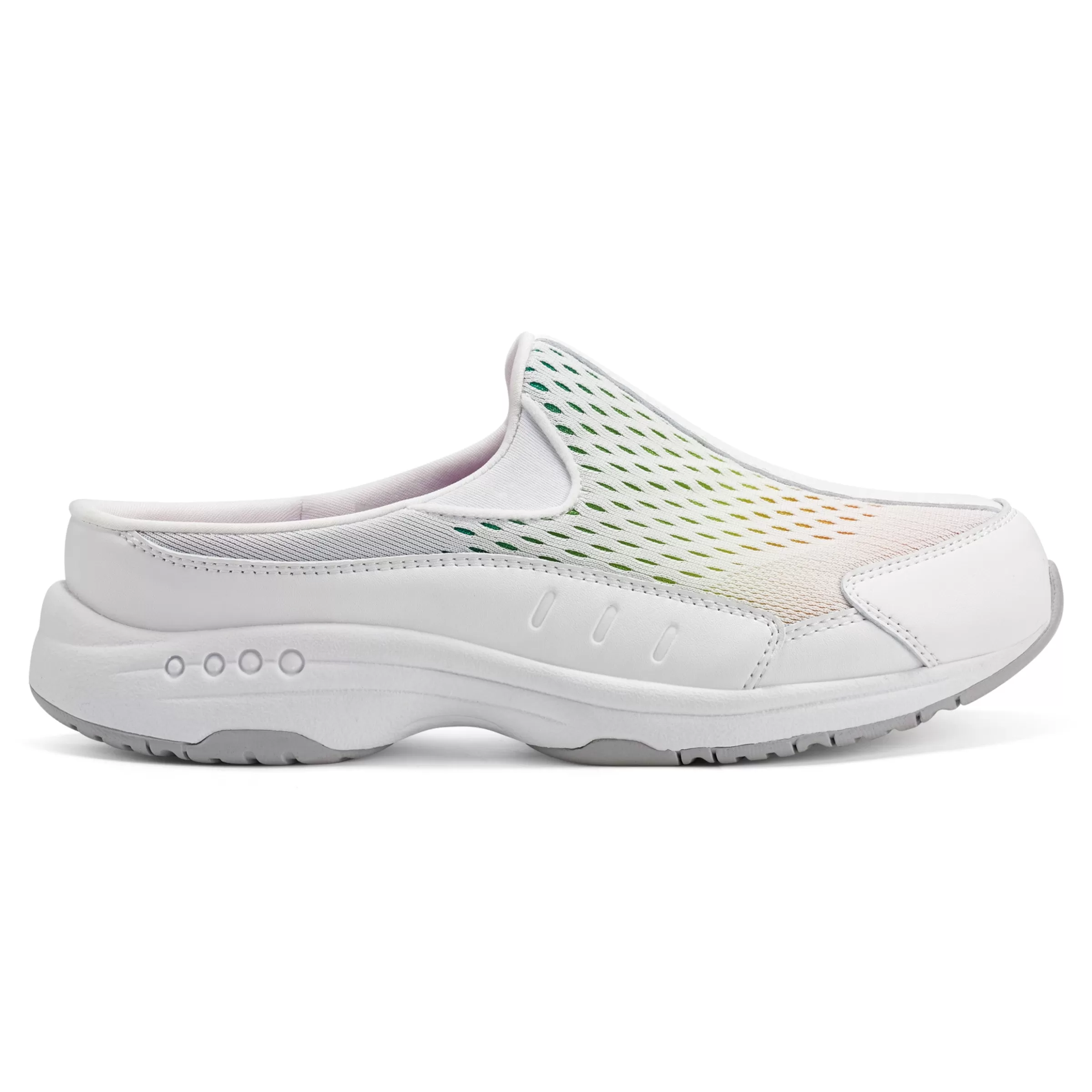 Traveltime Family | Traveltime Clogs-Easy Spirit Traveltime Clogs White/Rainbow