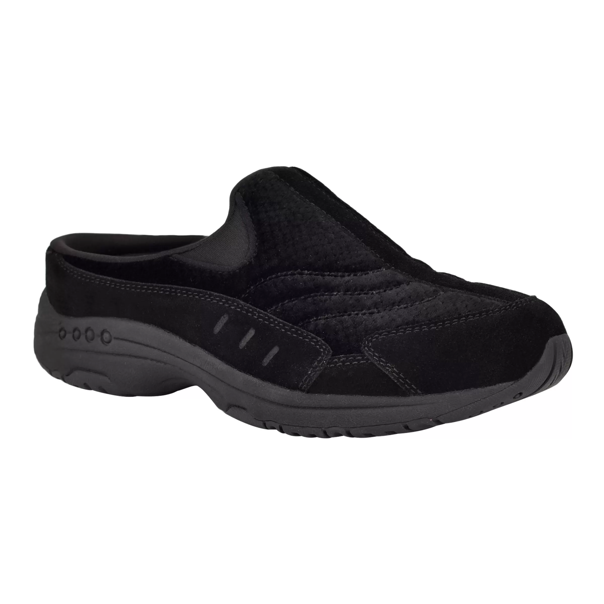 Traveltime Family | Traveltime Clogs-Easy Spirit Traveltime Clogs Black Velvet