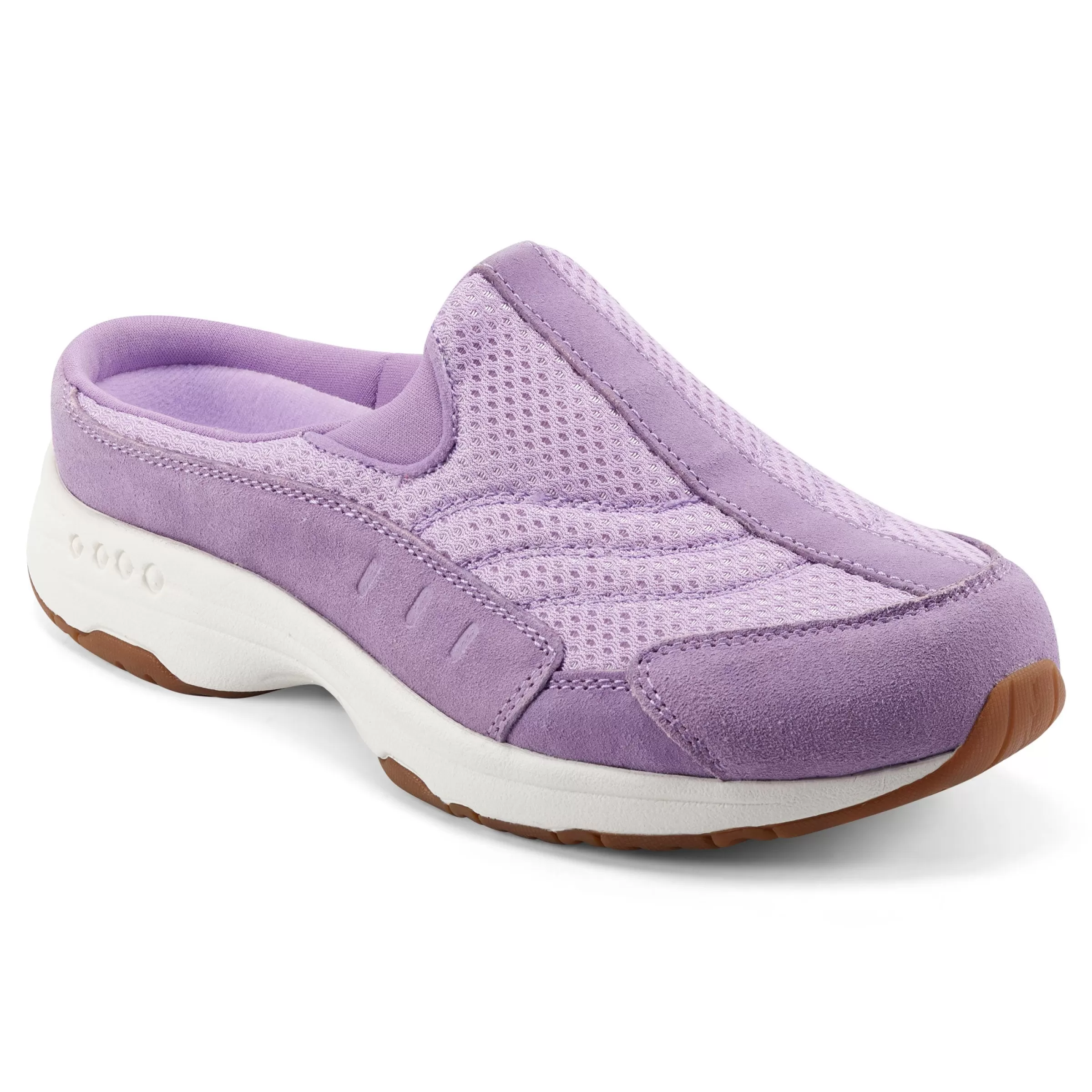 Traveltime Family | Traveltime Clogs-Easy Spirit Traveltime Clogs Lavender Mesh Multi