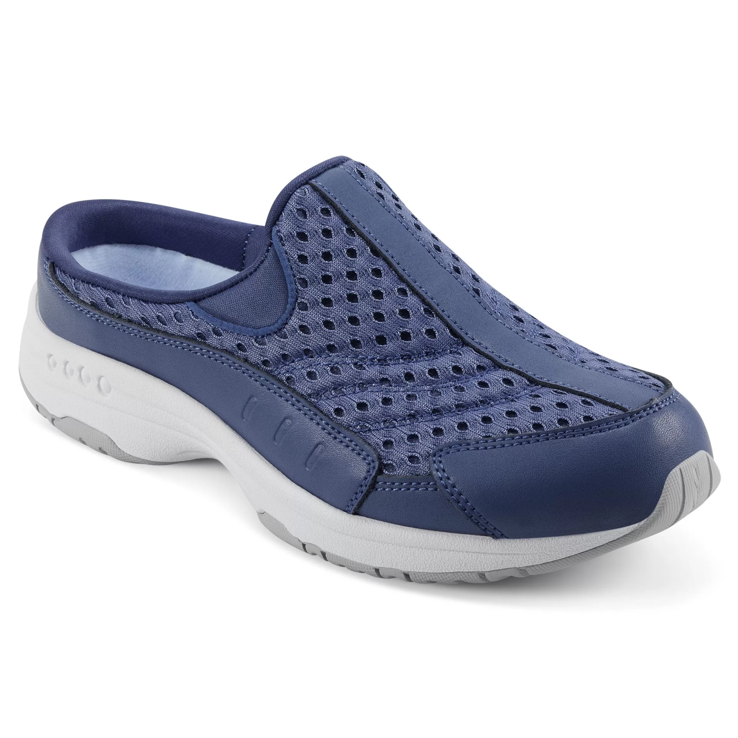 Traveltime Family | Traveltime Clogs-Easy Spirit Traveltime Clogs Blue Mesh Multi