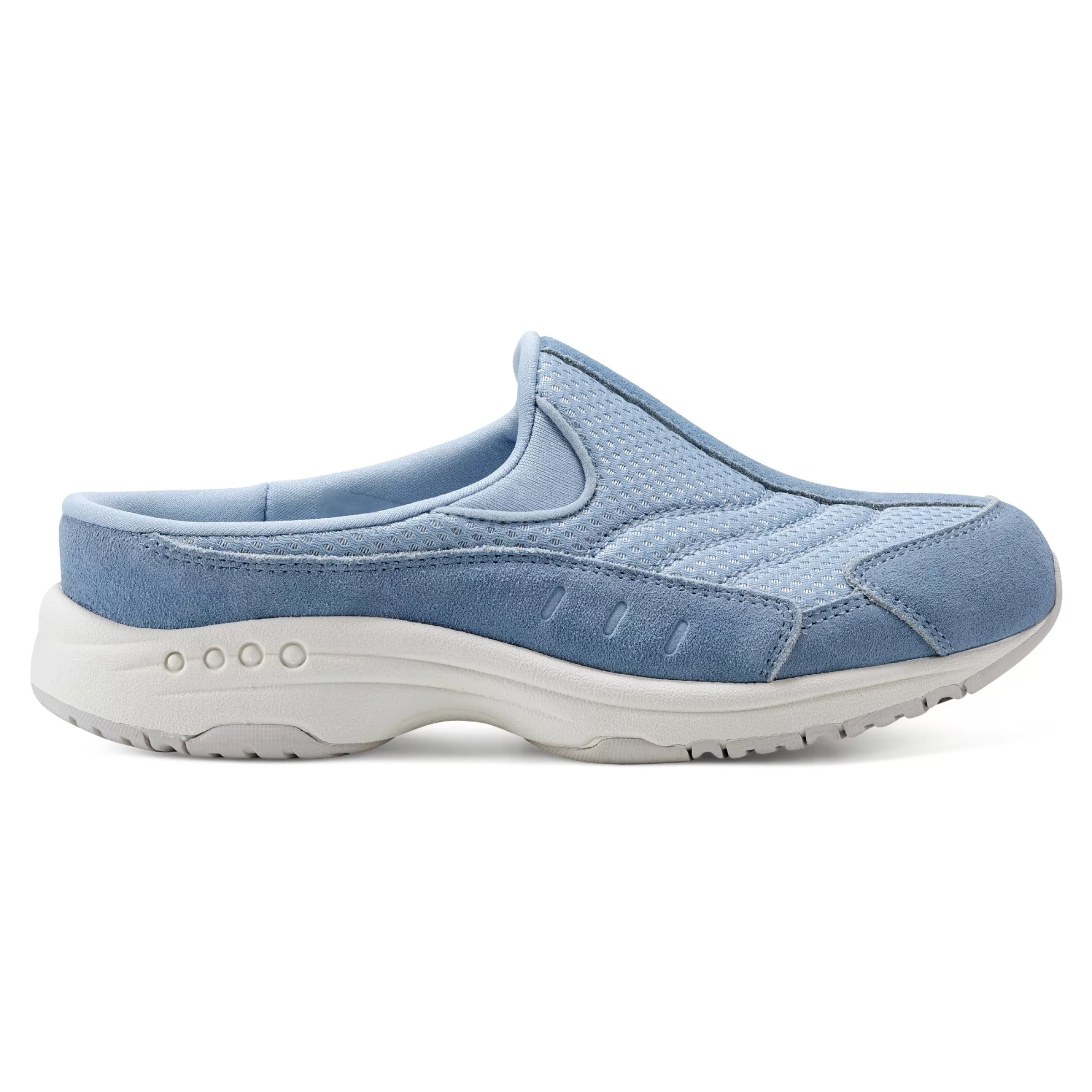 Traveltime Family | Traveltime Clogs-Easy Spirit Traveltime Clogs Light Celestial Blue Mesh