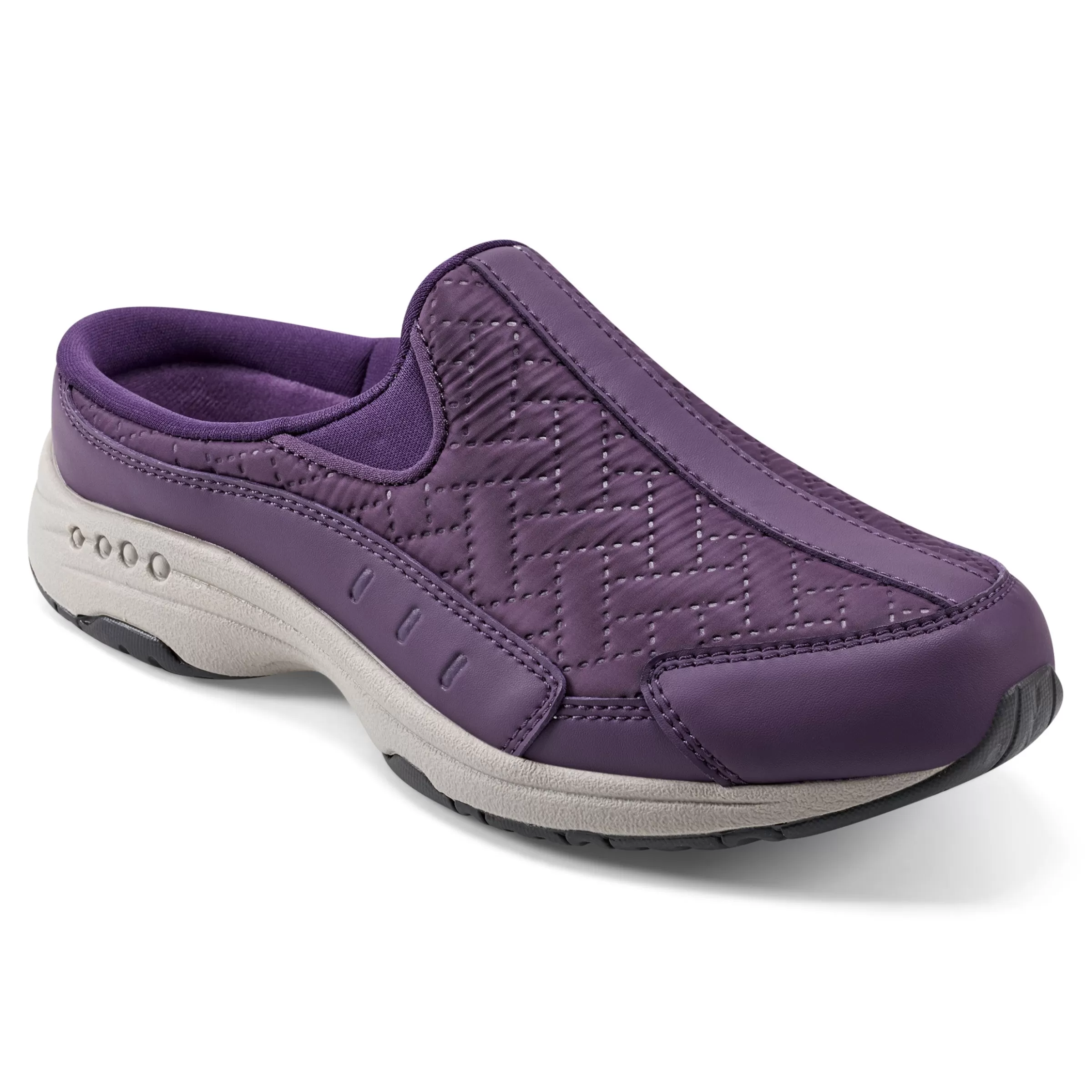 Traveltime Family | Traveltime Clogs-Easy Spirit Traveltime Clogs Purple Nylon