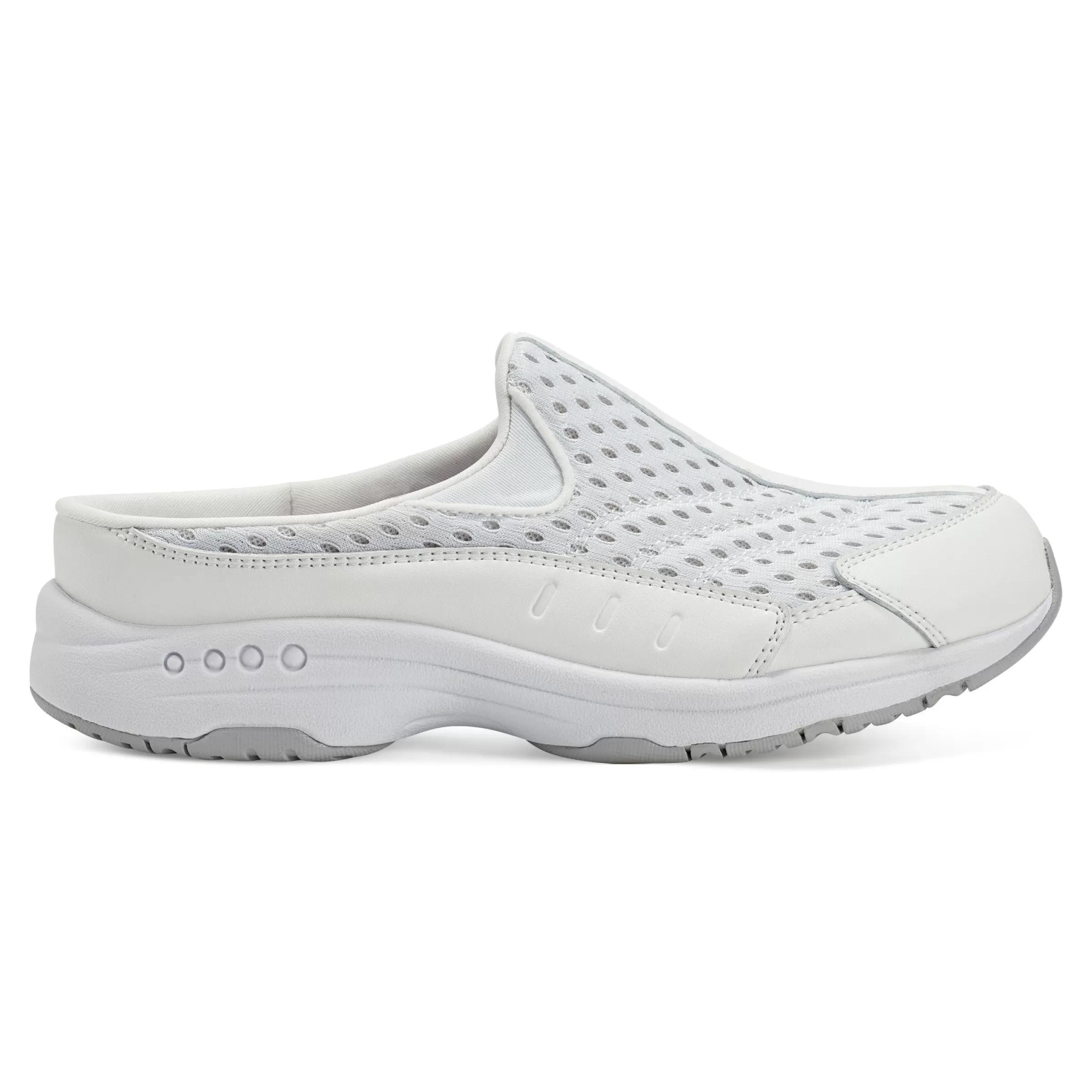 Traveltime Family | Traveltime Clogs-Easy Spirit Traveltime Clogs White Mesh