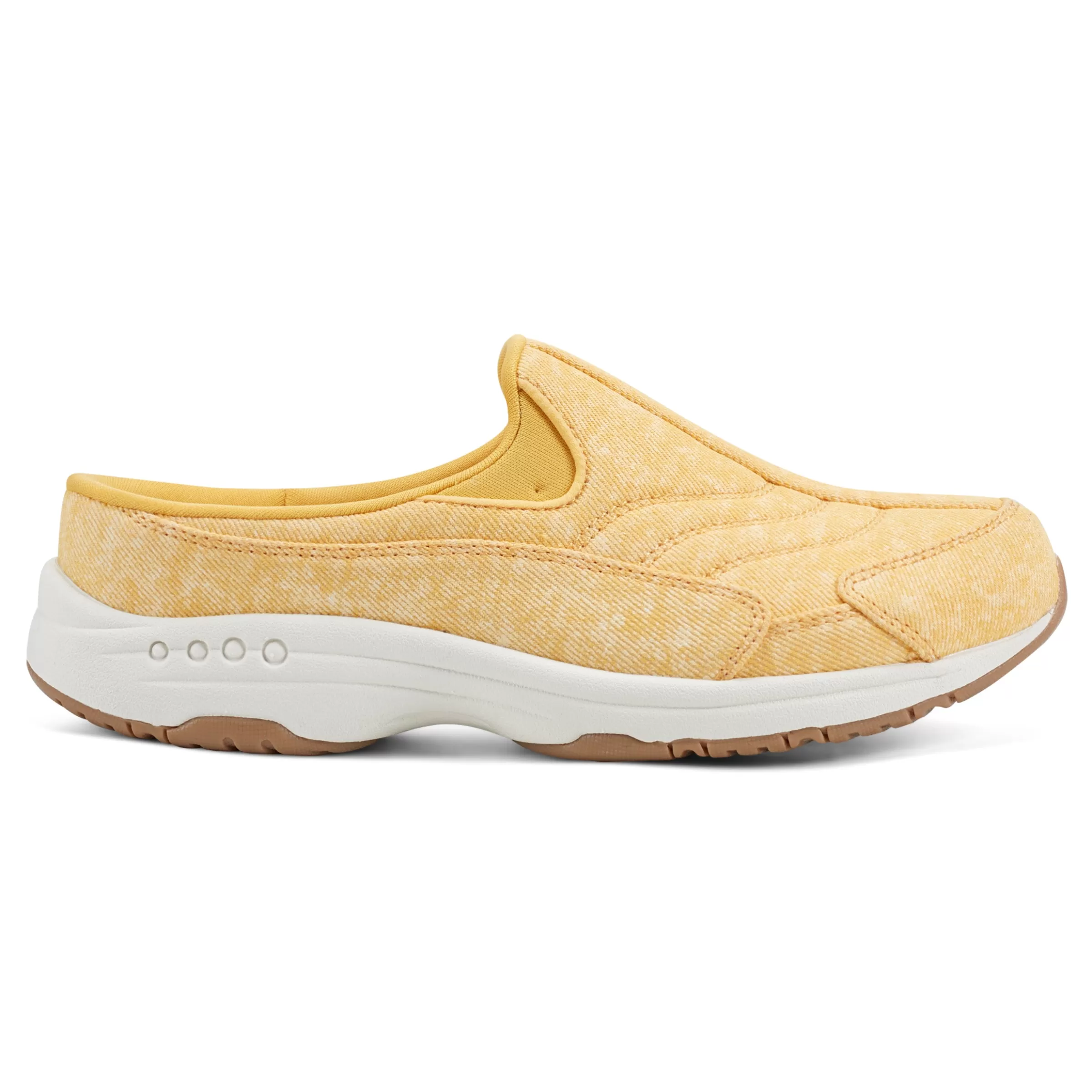 Traveltime Family | Traveltime Clogs-Easy Spirit Traveltime Clogs Yellow Denim