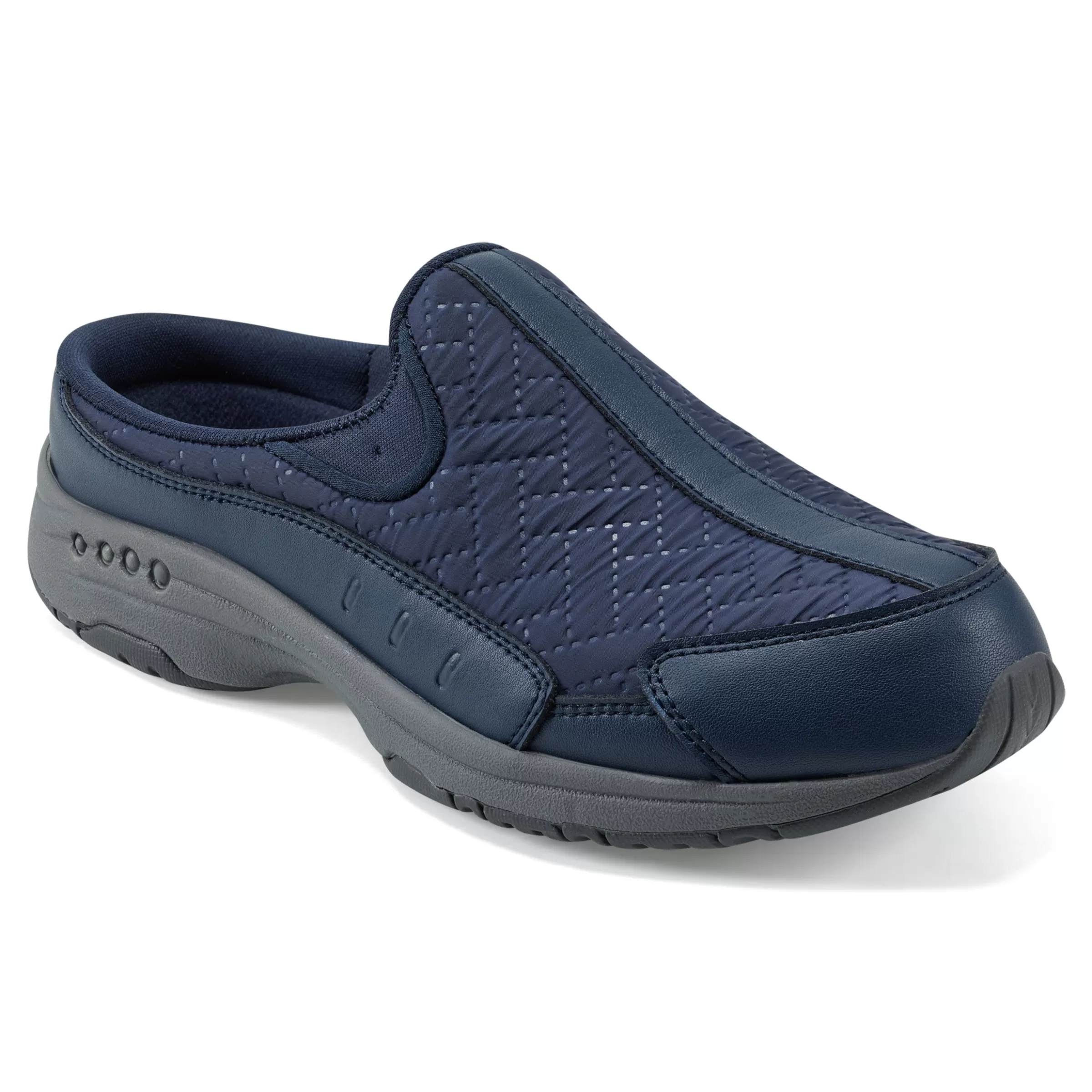 Traveltime Family | Traveltime Clogs-Easy Spirit Traveltime Clogs Navy Nylon