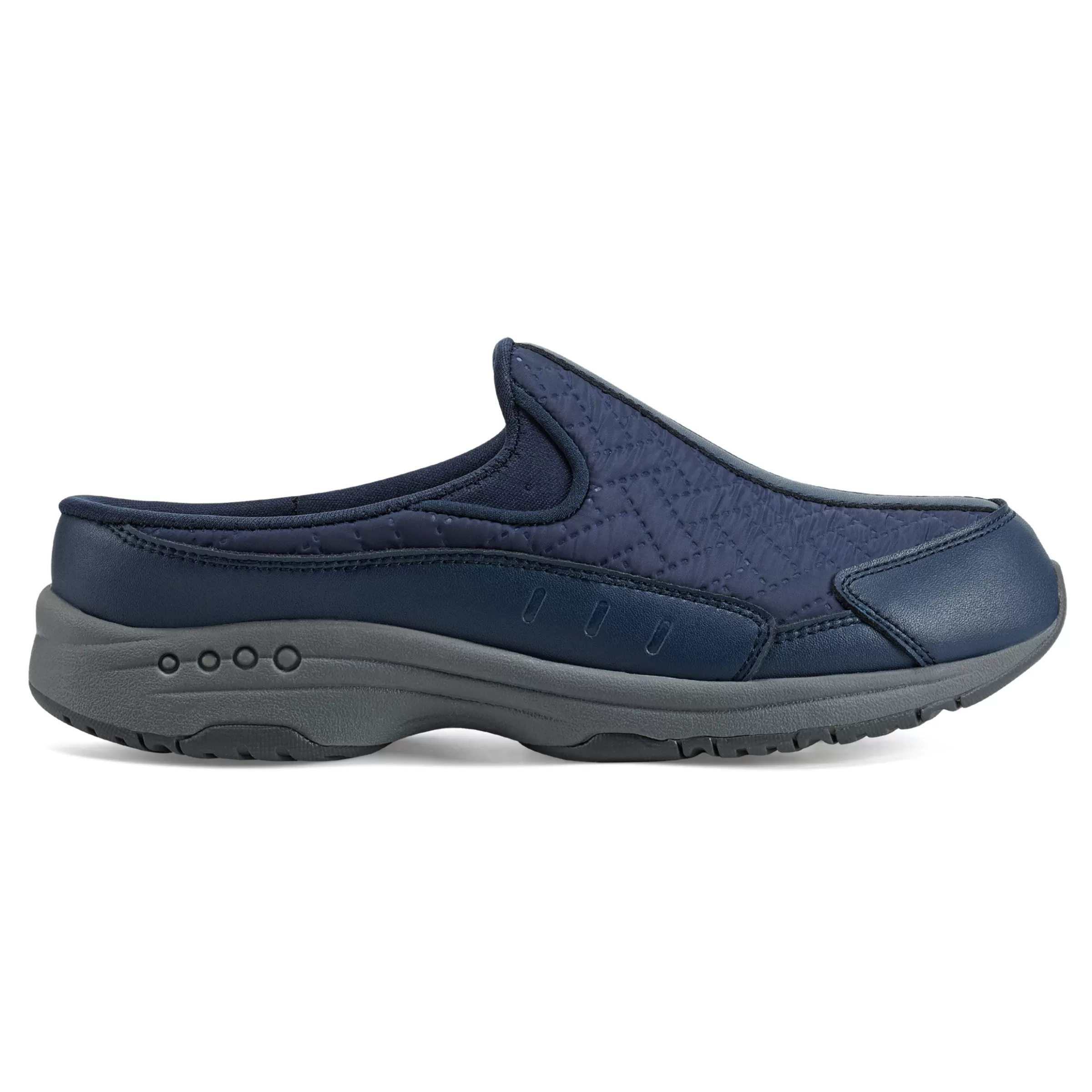 Traveltime Family | Traveltime Clogs-Easy Spirit Traveltime Clogs Navy Nylon