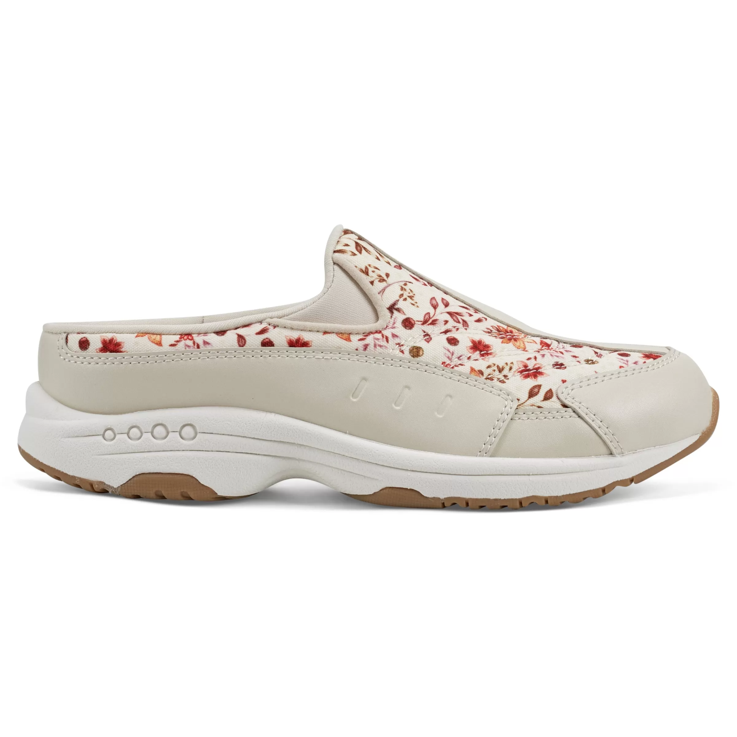 Traveltime Family | Traveltime Clogs-Easy Spirit Traveltime Clogs Natural Prairie Floral