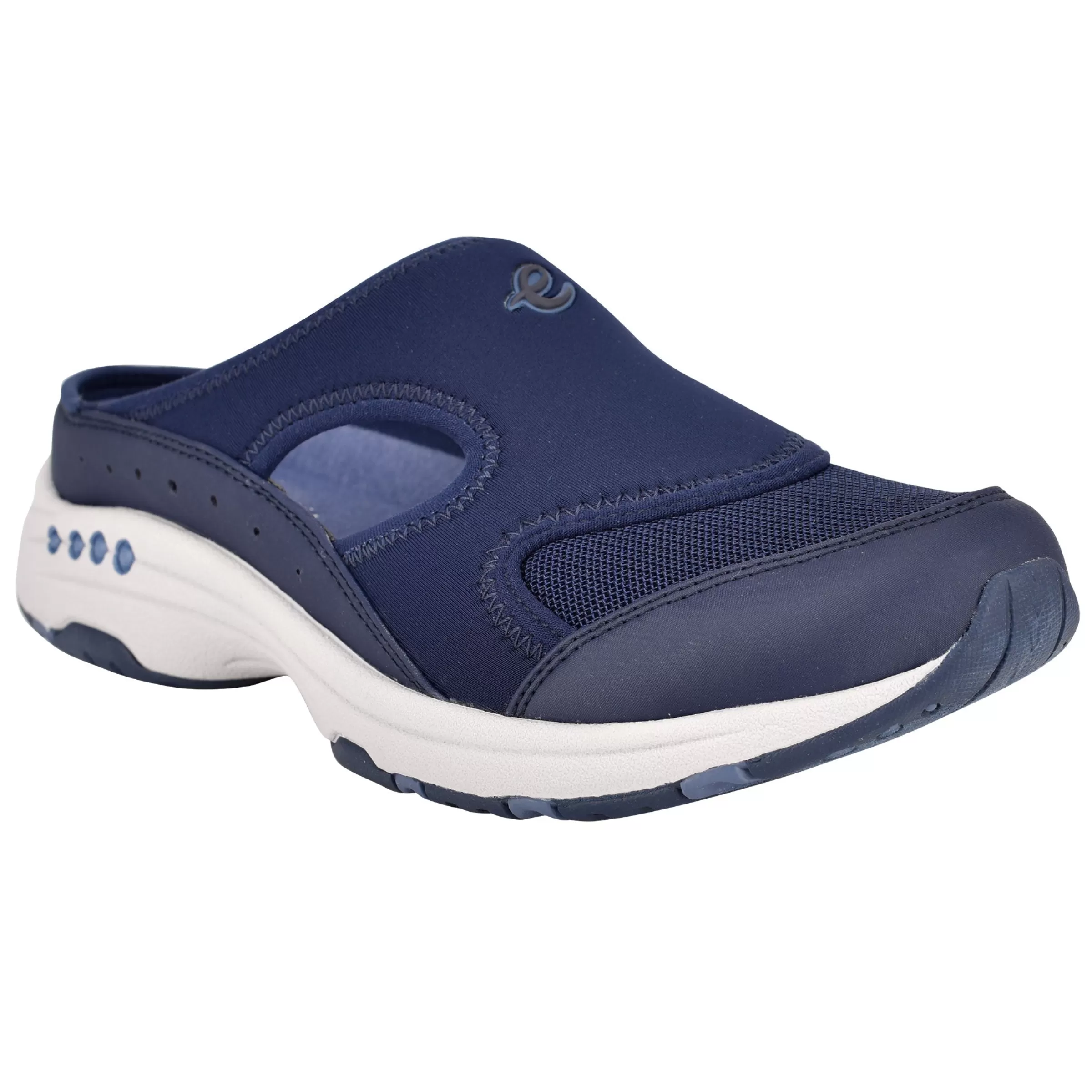 Traveltime Family | Slip Ons-Easy Spirit Traver Walking Mules Navy