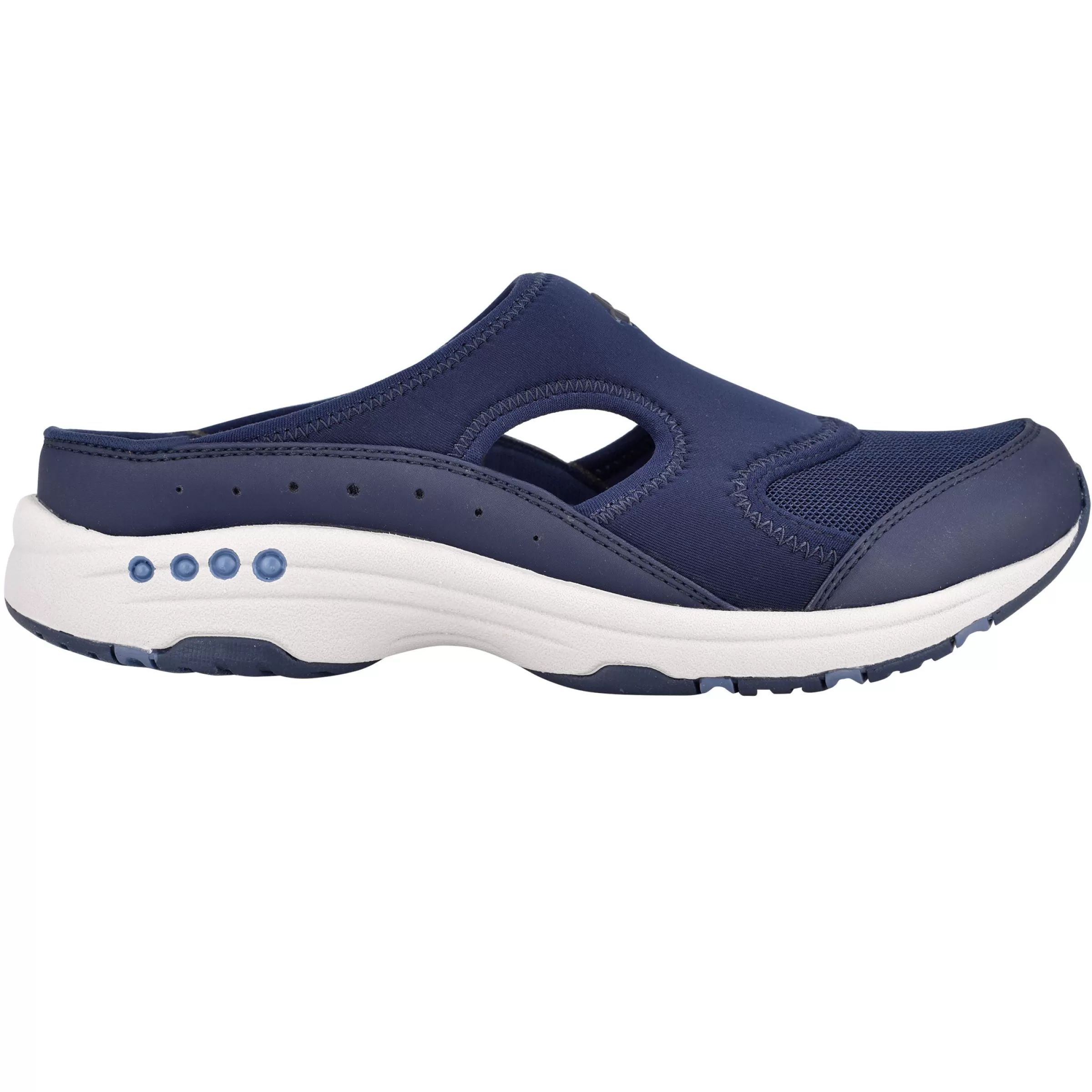 Traveltime Family | Slip Ons-Easy Spirit Traver Walking Mules Navy