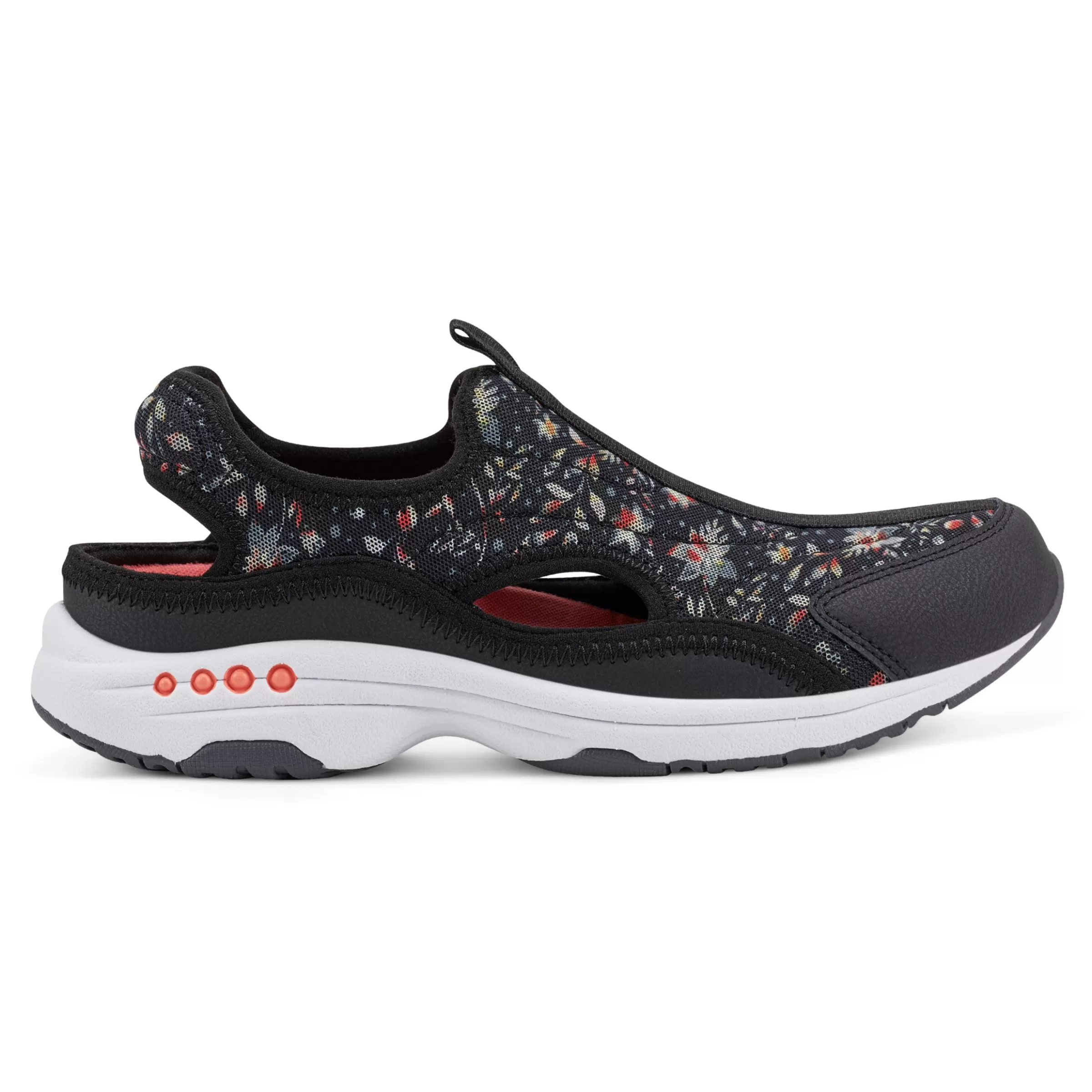 Slip Ons | Slip Ons-Easy Spirit Trina Slip On Walking Shoes Black Floral