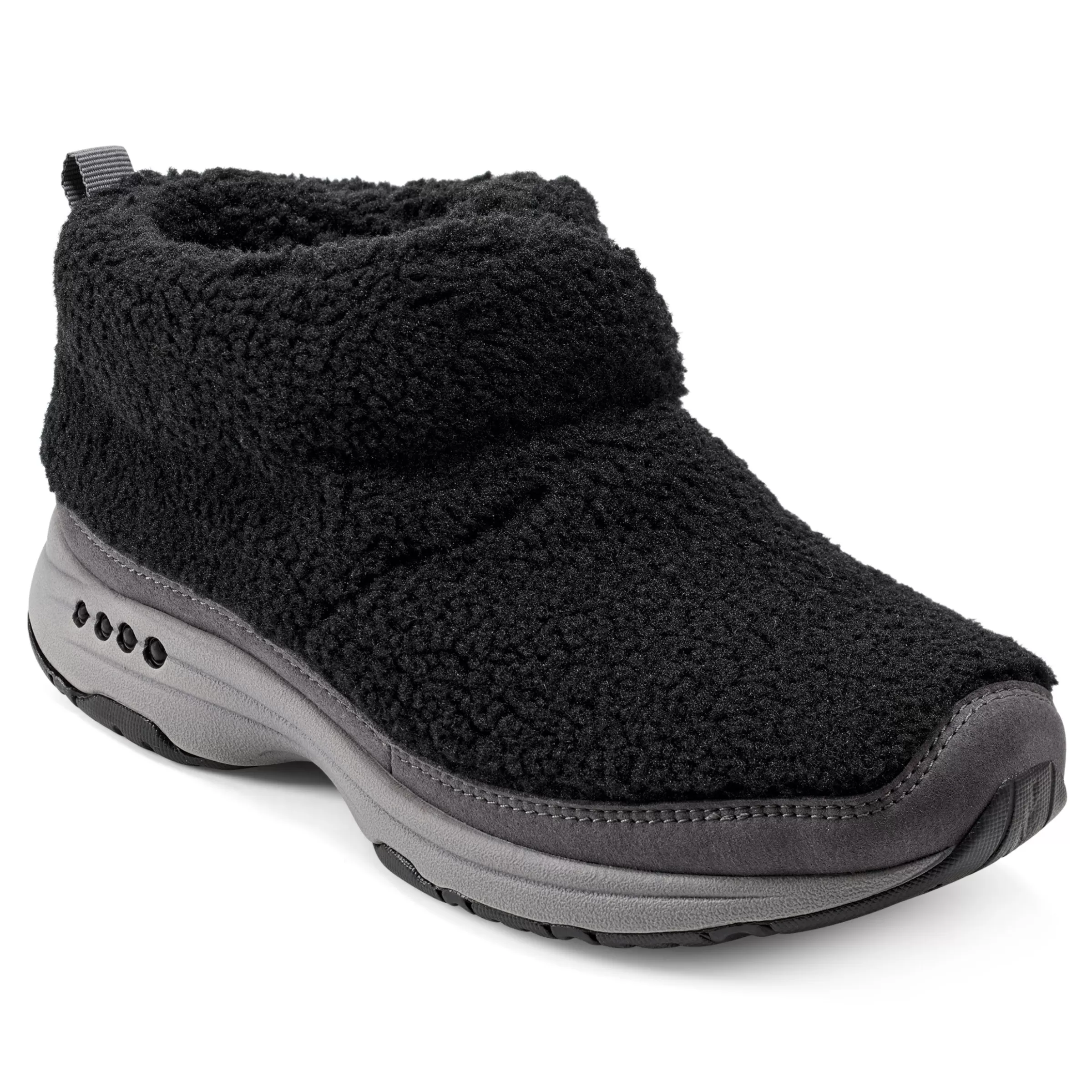 Traveltime Family | Slip Ons-Easy Spirit Trippin Cozy Booties Black