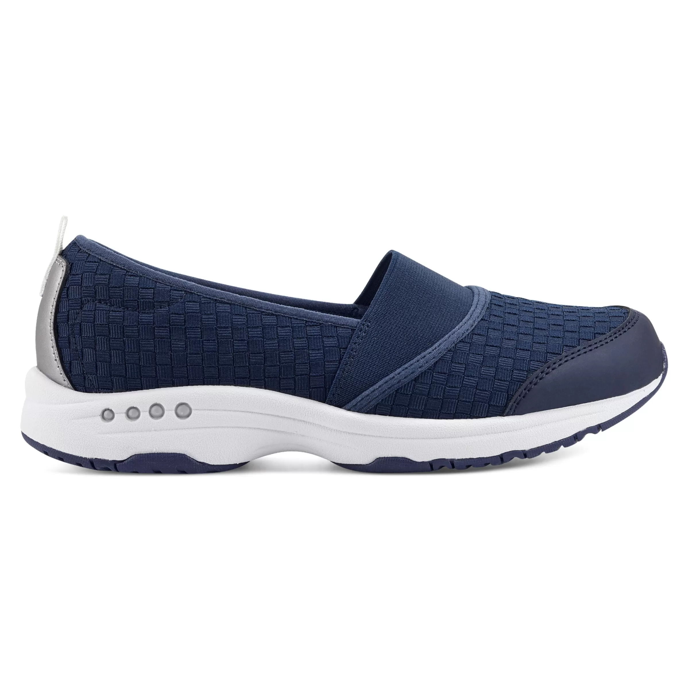 Traveltime Family | Slip Ons-Easy Spirit Twist Slip On Sneakers Navy Woven