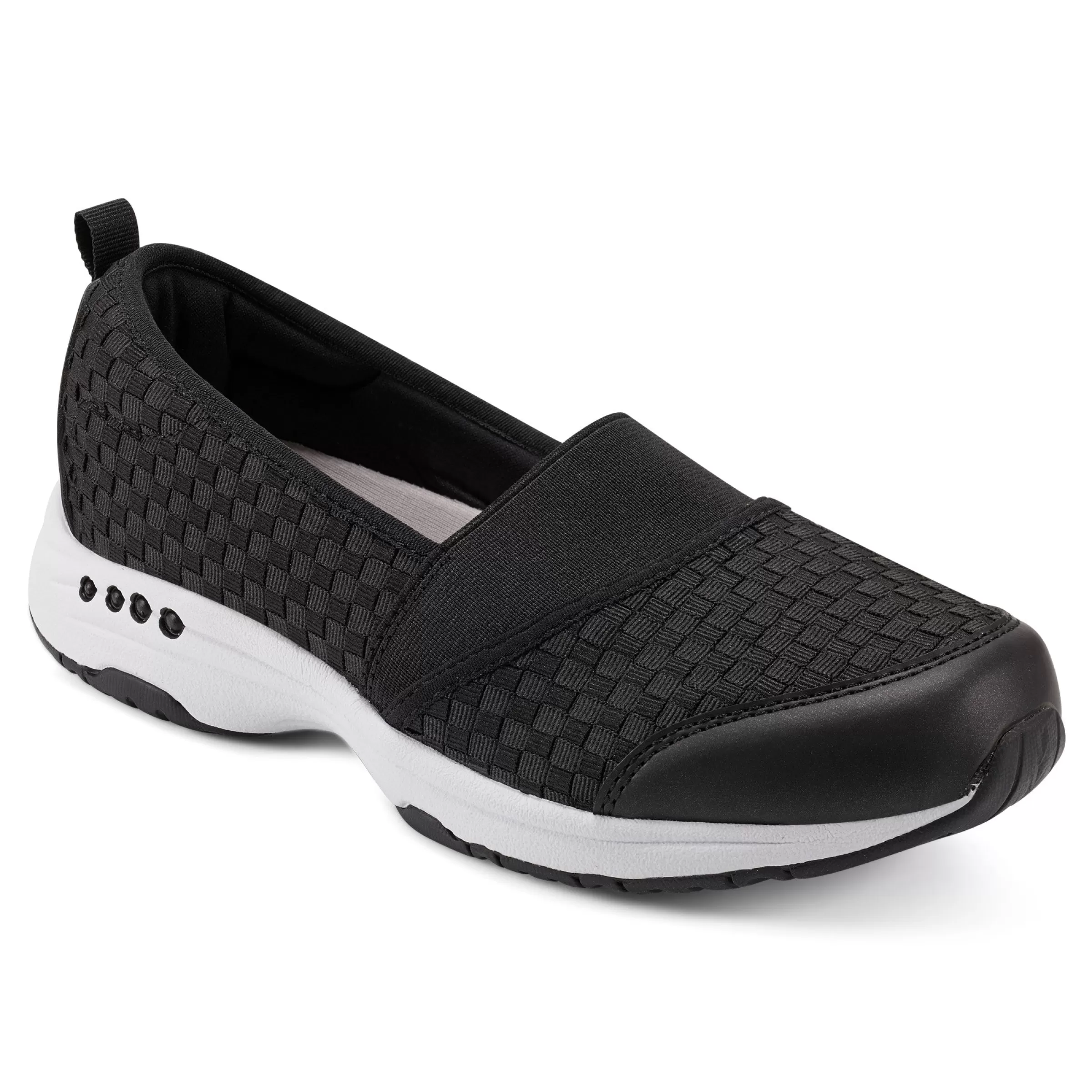 Traveltime Family | Slip Ons-Easy Spirit Twist Slip On Sneakers Black