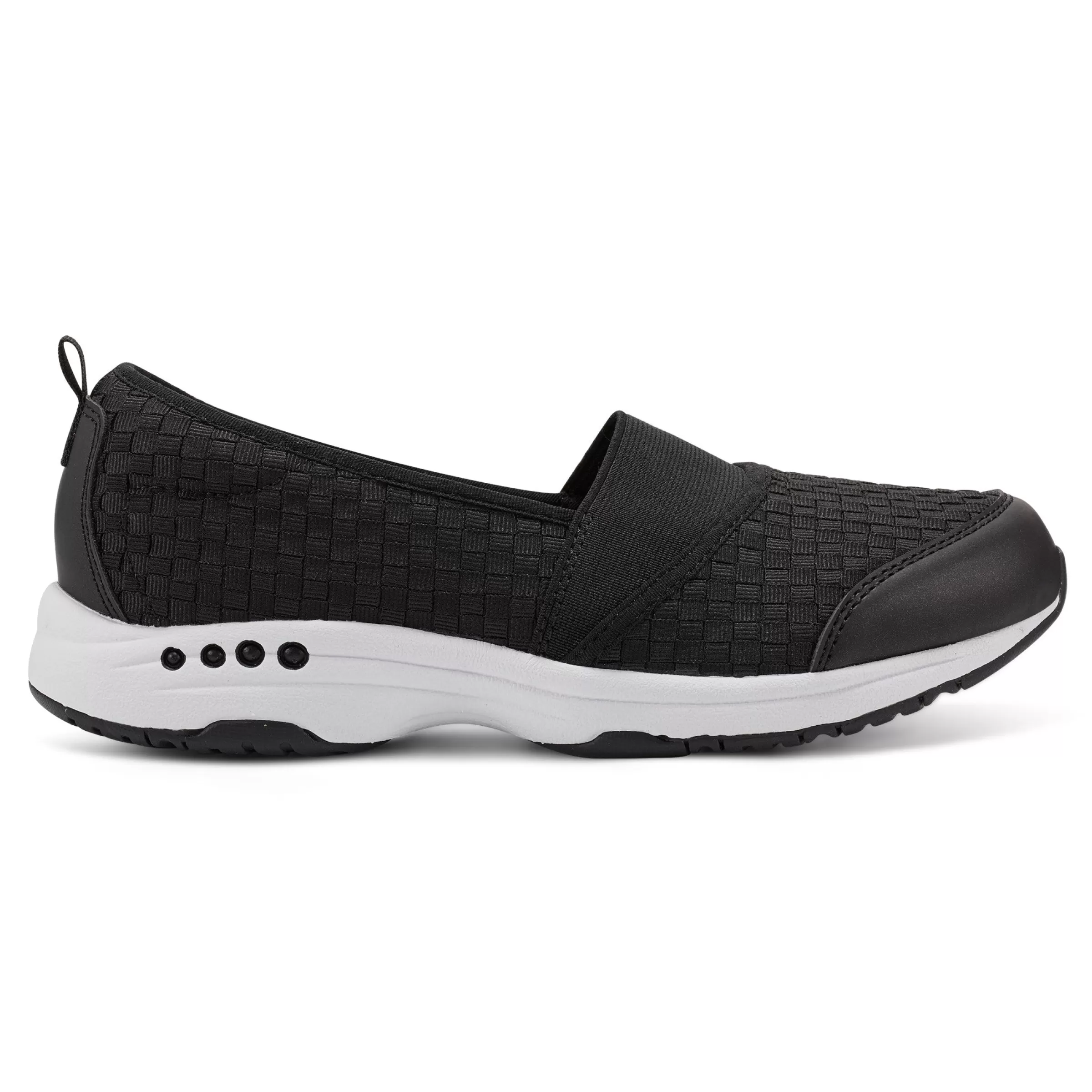 Traveltime Family | Slip Ons-Easy Spirit Twist Slip On Sneakers Black