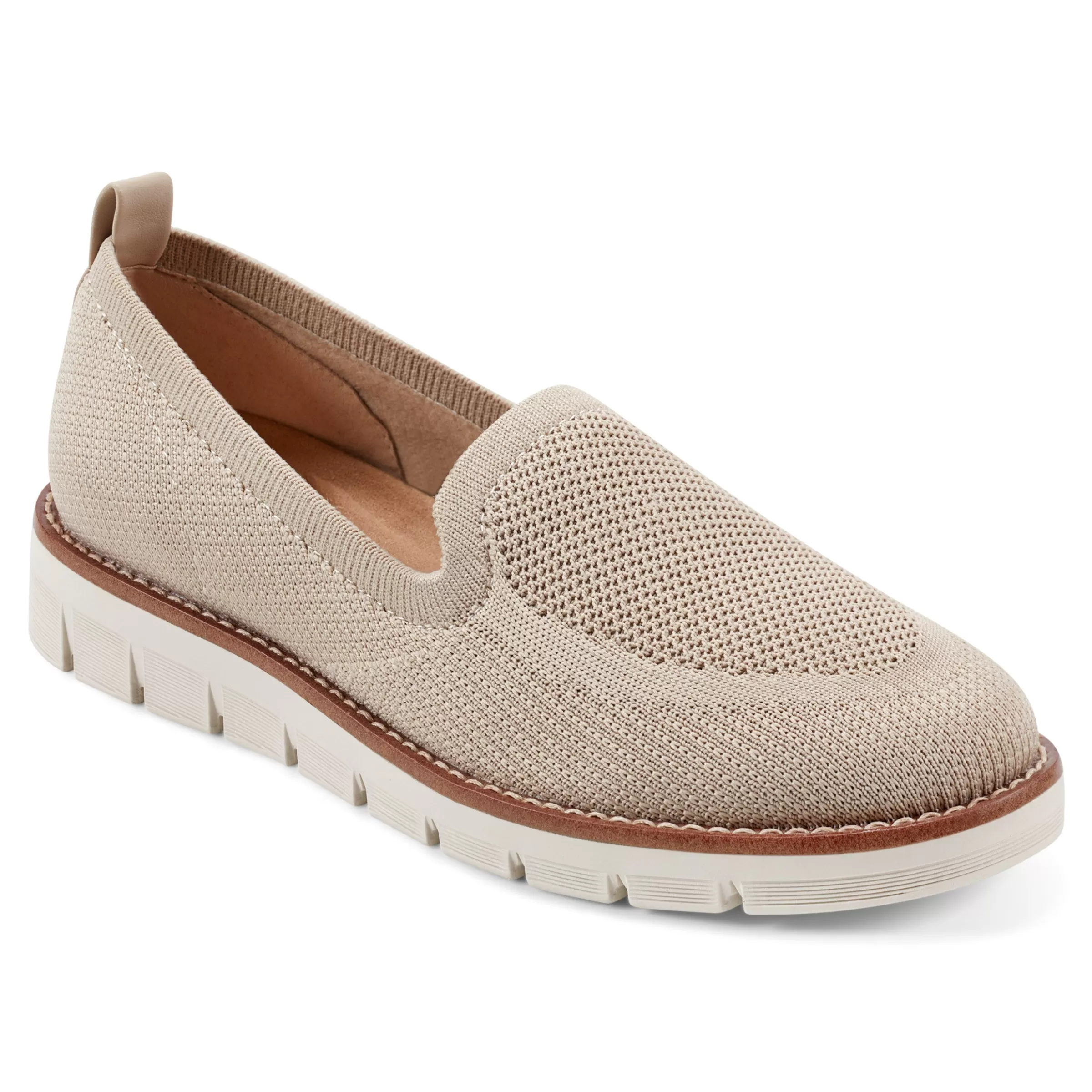 Valina Slip On Sneakers | Slip Ons-Easy Spirit Valina Casual Slip On Flats Natural